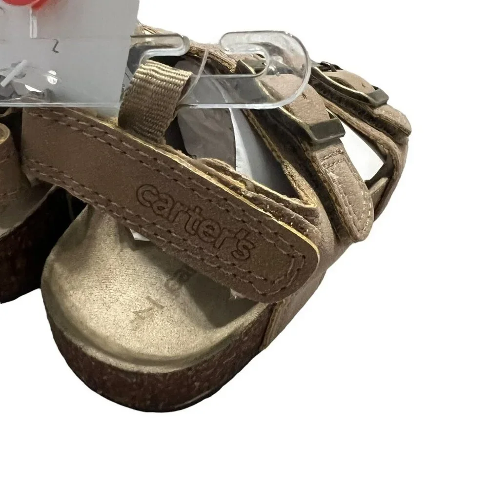 NEW Carter's Sz 7 Tan Sandals